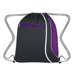 Mesh Accent Drawstring Sports Pack -  