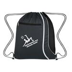 Mesh Accent Drawstring Sports Pack -  