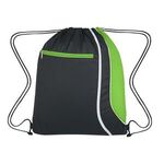 Mesh Accent Drawstring Sports Pack -  