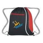 Mesh Accent Drawstring Sports Pack -  