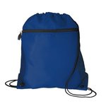 Mesh Pocket Drawcord Sport Pack - Blue