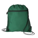 Mesh Pocket Drawcord Sport Pack - Forest Green