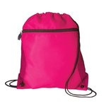 Mesh Pocket Drawcord Sport Pack - Neon Pink