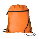 Mesh Pocket Drawcord Sport Pack - Orange