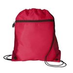 Mesh Pocket Drawcord Sport Pack - Red