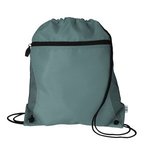 Mesh Pocket Drawcord Sport Pack - Teal my Heart