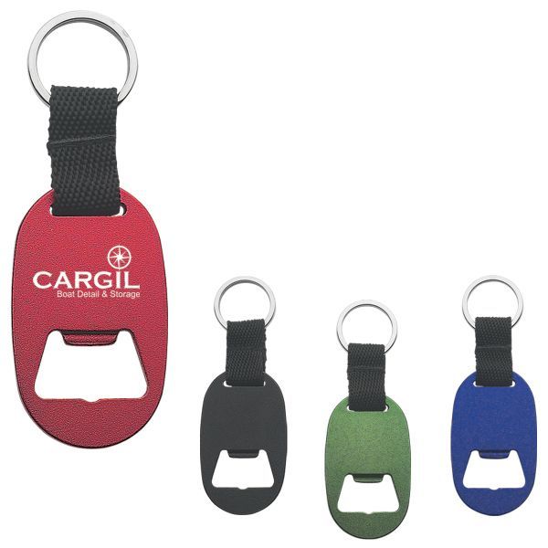 Main Product Image for Custom Printed Metal Key Tag With Bottle Opener
