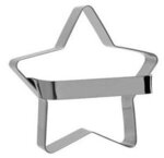 Metal Star Cookie Cutter - Silver
