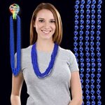 Buy Metallic Blue Mardi Gras Beads
