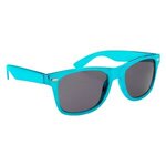 Metallic Malibu Sunglasses - Metallic Light Blue