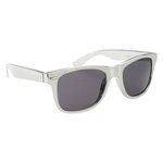Metallic Malibu Sunglasses - Metallic Silver