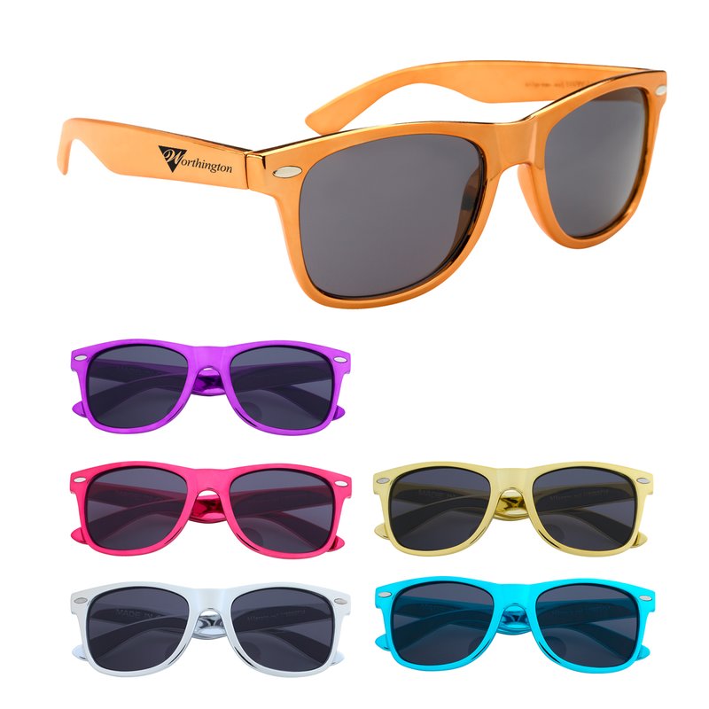 Main Product Image for Imprinted Metallic Malibu Sunglasses