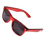Metallic Mardi Gras Sunglasses - Metallic Red