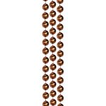 Metallic Orange Mardi Gras Beads - Metallic Orange