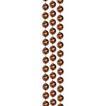 Metallic Orange Mardi Gras Beads - Metallic Orange