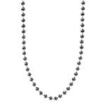 Metallic Silver Mardi Gras Beads - Metallic Silver