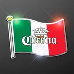 Buy Mexican flag flashing pin blinkies