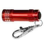 Micro 3 LED Torch/Key Holder - Red