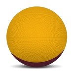Micro Foam Basketballs Nerf - 2.5" - Athletic Gold/Maroon