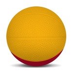 Micro Foam Basketballs Nerf - 2.5" - Athletic Gold/Red