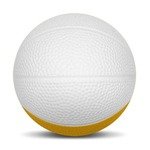 Micro Foam Basketballs Nerf - 2.5" - White/Athletic Gold