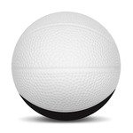 Micro Foam Basketballs Nerf - 2.5" - White/Black