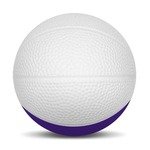 Micro Foam Basketballs Nerf - 2.5" - White/Purple
