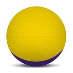Micro Foam Basketballs Nerf - 2.5" - Yellow/Purple
