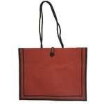 Milan Jute Tote - Red