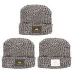 Buy Milliner Cuffed Knit Beanie with Leather Patch
