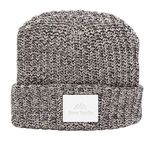 Milliner Cuffed Knit Beanie with Leather Patch