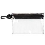 Milos Large Zipper Storage Pouch with Plastic Hook -  