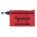 Milos Large Zipper Storage Pouch with Plastic Hook -  