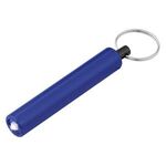 Mini Cylinder LED Flashlight Key Tag - Royal Blue