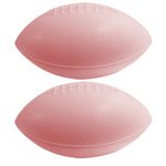 Mini Football Plastic 6" Two Sided Imprint - Pink