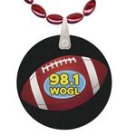 Buy Mini Football Shaped Beads With Imprint Direct On Disk
