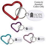 Mini Heart Carabiner -  