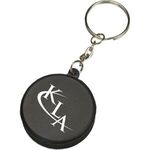 Mini Hockey Puck Stress Reliever Key Tag