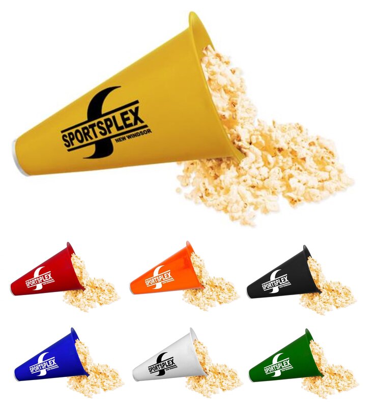Main Product Image for Custom Printed Mini Megaphone with Popcorn Cap 