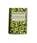 Mini Neon Composition Notebook - Neon Yellow