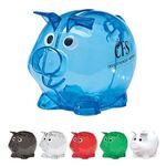 Mini Plastic Piggy Bank -  