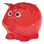 Mini Plastic Piggy Bank -  