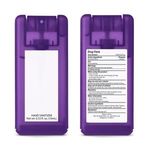 Mini Rectangle Card Shape Hand Sanitizer Spray - Translucent Purple