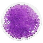 Mini Round Aqua Pearls Hot/Cold Pack - Medium Purple