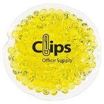 Mini Round Aqua Pearls Hot/Cold Pack - Medium Yellow