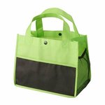 Mini Snap Non-Woven Lunch Tote - Lime
