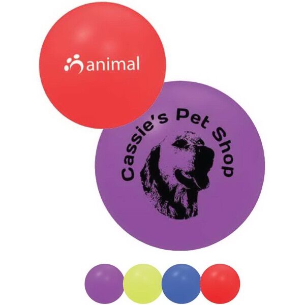 Main Product Image for Imprinted 3" Squeaky Dog Toy Ball