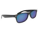 Mirrored Malibu Sunglasses - Blue