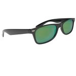 Mirrored Malibu Sunglasses - Green