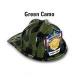 Buy Modern Green Camo Fire Hats Custom